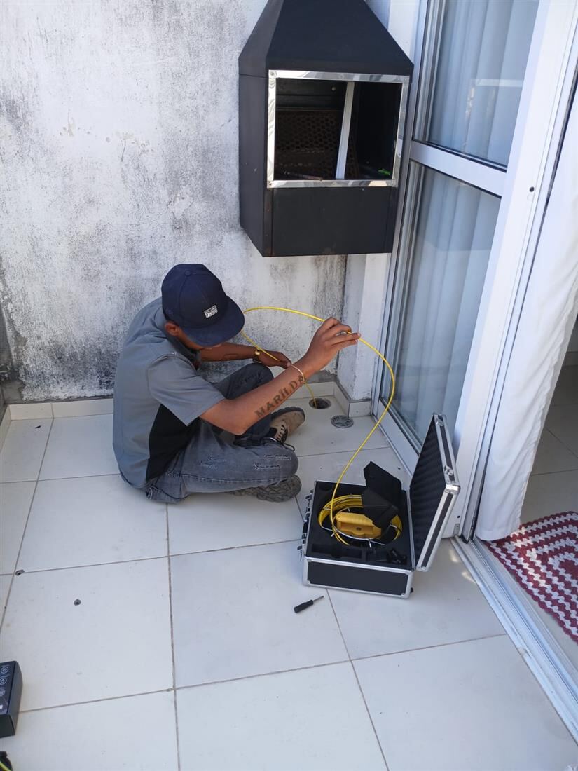 Figura 6 - Inspeção por vídeo câmera | Bicudo Engenharia